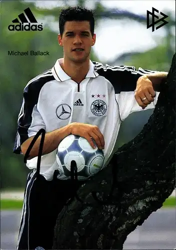 Ak Fußballspieler Michael Ballack, Autogramm, Deutsche Nationalmannschaft