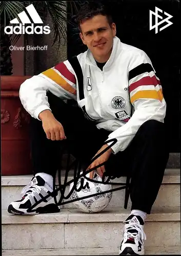 Ak Fußballspieler Oliver Bierhoff, Autogramm, Deutsche Nationalmannschaft