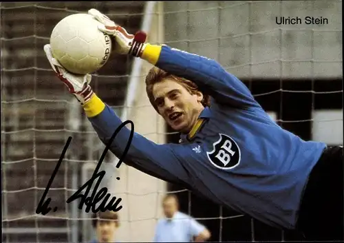 Foto Ak Fußballspieler Ulrich Stein, Portrait, Autogramm