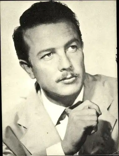 Sammelbild Schauspieler Rudolf Lenz, Portrait