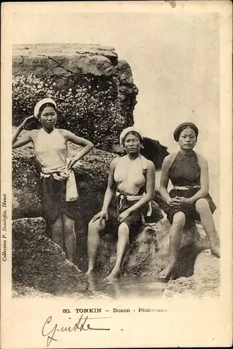 Ak Tonkin Vietnam, Doson, Pecheuses