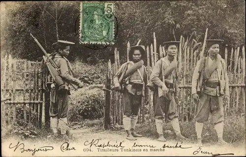 Ak Vietnam, Tirailleurs Tonkinois en marche