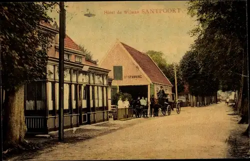 Ak Santpoort Nordholland Niederlande, Hotel de Wijman