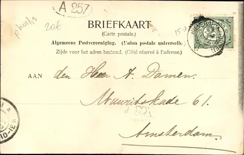 Ak Blaricum Nordholland Niederlande, Gezicht op de R. K. Kerk