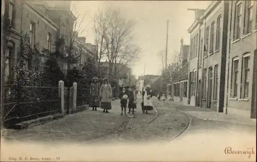 Ak Beverwijk Nordholland Niederlande, Straßenpartie, Kinder