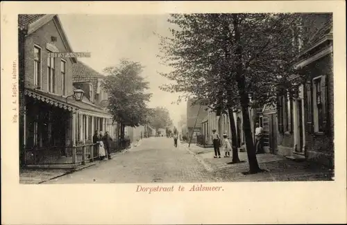 Ak Aalsmeer Nordholland Niederlande, Dorpstraat, Uitspanning