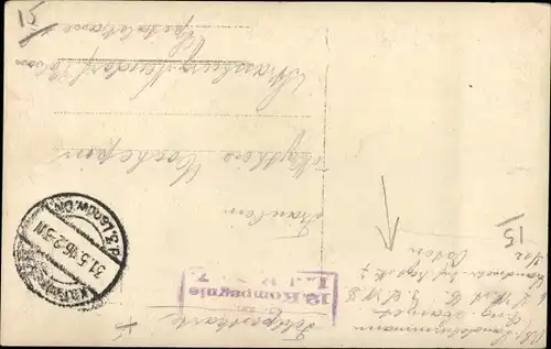 Foto Ak Deutsche Soldaten in Uniformen, I WK