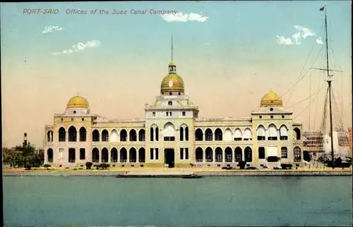 Ak Port Said Ägypten, Office of the Suez Canal Company