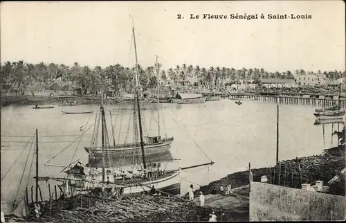 Ak Saint Louis Senegal, Le Fleuve Sénégal à Saint Louis