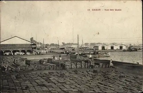 Ak Dakar Senegal, Vue des Quais