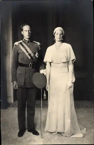 Foto Ak Astrid von Schweden, Königin von Belgien, König Leopold III. von Belgien