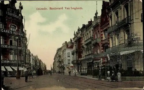 Ak Oostende Ostende Westflandern, Boulevard Van Iseghem