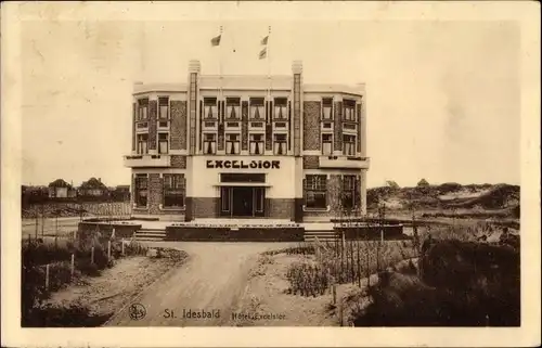 Ak Saint Idesbald Koksijde Coxyde Bains Westflandern, Hotel Excelsior