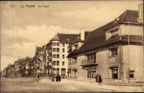 Ak La Panne De Panne Westflandern, La Digue