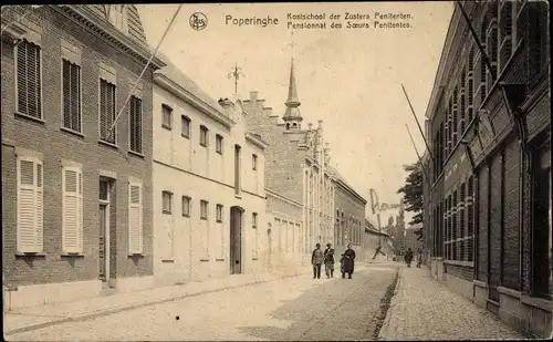 Ak Poperinghe Poperinge Westflandern, Kostschool der Zusters Penitenten, Pensionnat