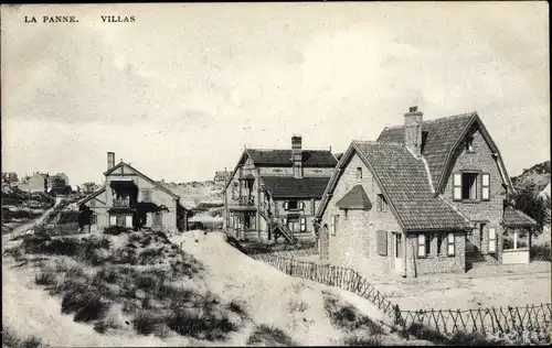 Ak La Panne De Panne Westflandern, Villas