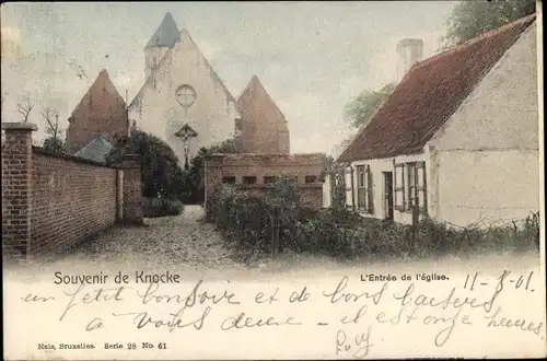 Ak Knokke Knocke Westflandern, Eglise