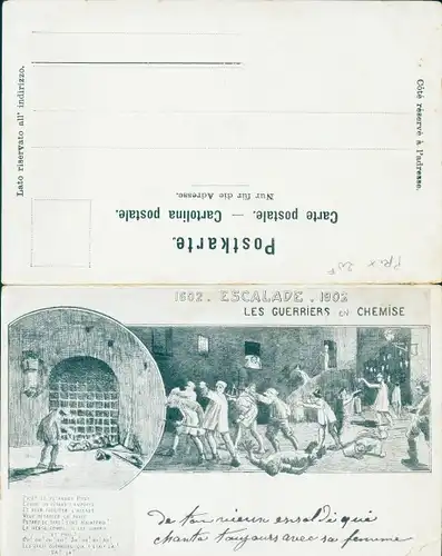 Klapp Lied Ak Les Guerriers en Chemise, Chanson d'Escalade