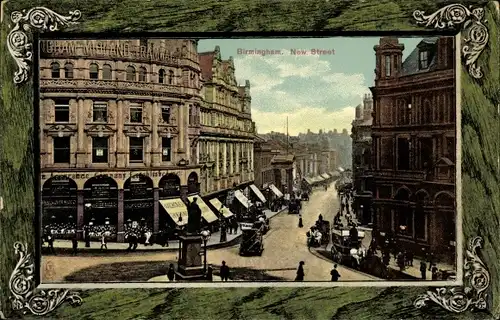 Passepartout Ak Birmingham West Midlands England, New Street