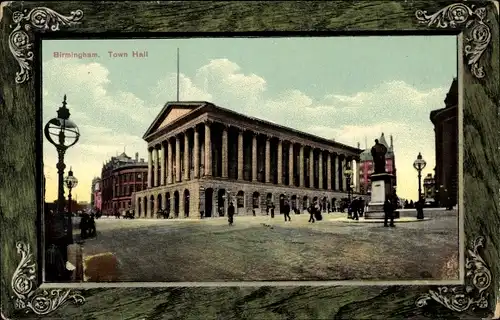 Passepartout Ak Birmingham West Midlands England, Town Hall