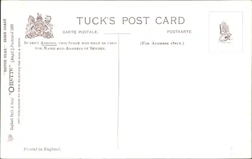 Mondschein Ak Irland, Giant's Causeway