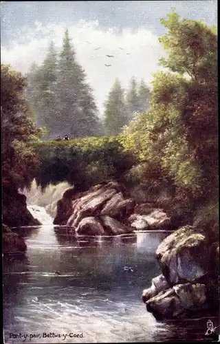 Ak Betws y Coed Wales, Pont y pair