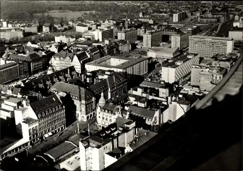 Ak Leipzig in Sachsen, Blick vom Hochhaus der Karl-Marx-Universität