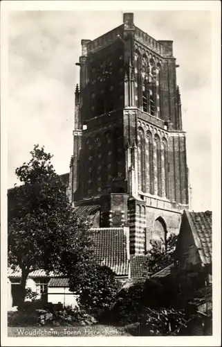 Ak Woudrichem Nordbrabant, Toren Herv. Kerk