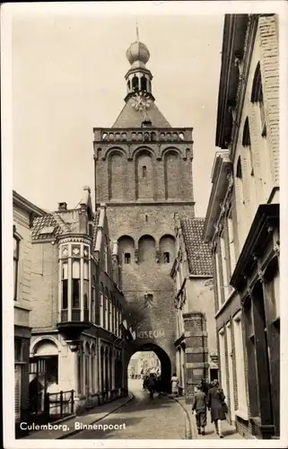 Ak Culemborg Gelderland, Binnenpoort