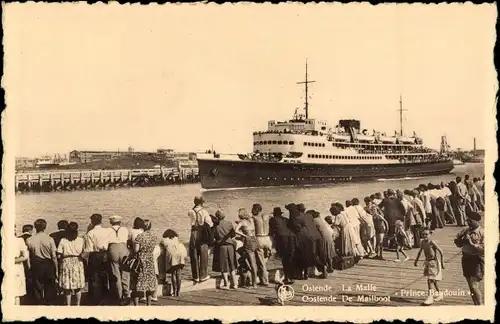 Ak Oostende Ostende Westflandern, La Malle, Prince Baudouin