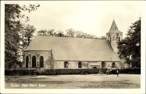 Ak Brakel Gelderland Niederlande, Ned. Herv. Kerk