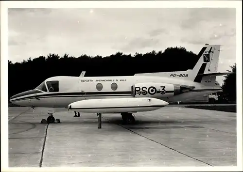 Foto Italienisches Flugzeug, Reparto Sperimentale di Volo, Piaggio PD 808, RS 3
