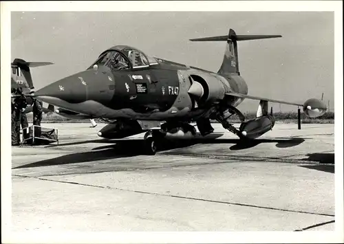 Foto Belgisches Militärflugzeug, FX47, Lockheed F 104