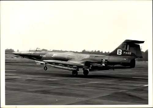 Foto Belgisches Militärflugzeug, Lockheed F 104, B FX65