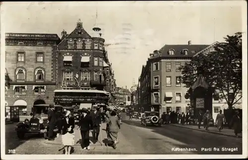 Ak København Kopenhagen Dänemark, Parti fra Streget