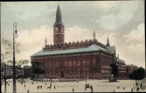 Ak København Kopenhagen Dänemark, Raadhuset