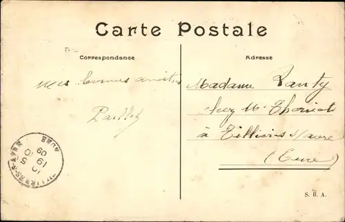 Ak Aeroplane de Caters, Doppeldecker