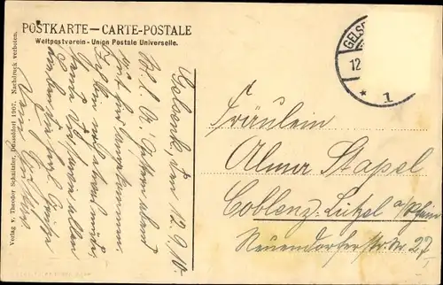 Ak Gelsenkirchen im Ruhrgebiet, Rathaus