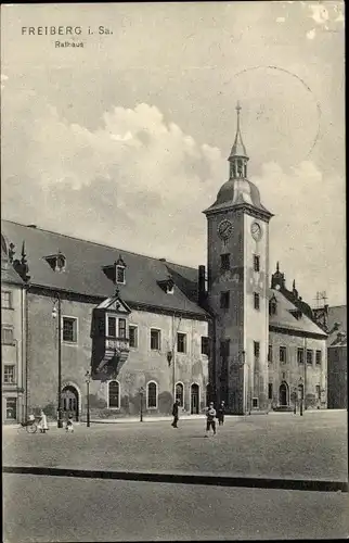 Ak Freiberg in Sachsen, Rathaus