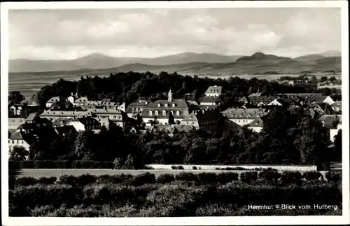 Ak Herrnhut in Sachsen, Blick vom Hutberg