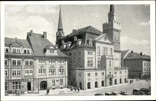 Ak Löbau in Sachsen, Rathaus