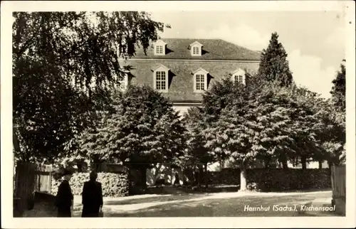 Ak Herrnhut in Sachsen, Brüdergemeine, Kirchensaal