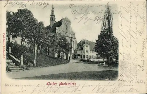 Relief Ak Panschwitz Kuckau Sachsen, Kloster Marienstern