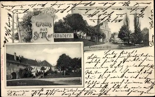 Ak Panschwitz Kuckau Oberlausitz, Kloster St. Marienstern, Probstei