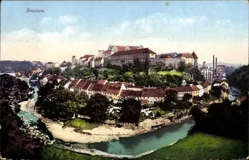 Ak Bautzen in der Oberlausitz, Panorama