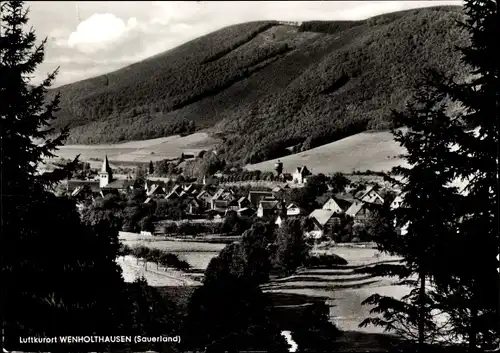 Ak Wenholthausen Eslohe im Sauerland, Ortsansicht