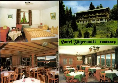 Ak Feldberg im Schwarzwald, Hotel Jägermatt, Zimmer, Speisesaal