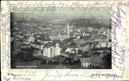 Ak Hagen in Westfalen, Gesamtansicht, Kirche