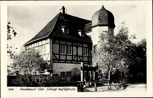 Ak Hoflössnitz Hoflößnitz Radebeul Sachsen, Schloss Hoflößnitz