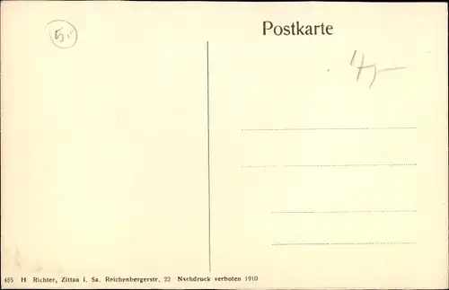 Ak Hain Hayn Oybin Oberlausitz, Ortsansicht mit Hochwald